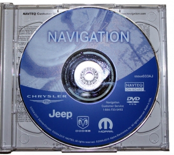 2011 Chrysler Dodge Jeep RB1 Navigation Update Disc - 05064033AK