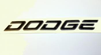 000; 2002 Dodge Viper Graphite Rear Fascia Dodge Emblem Decal - 0GC54ZDR