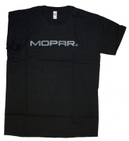Mopar T-Shirt in Black with Distressed Logo