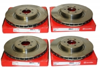 009; 2003 - 2017 Dodge Viper Vented Brake Rotor Set by Brembo (2) 