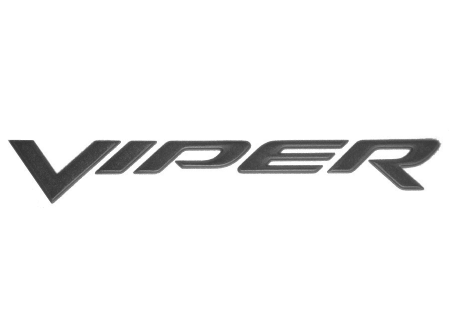 VIPER Fangs Emblem 1PcPolished Stainless Steel 2003-2010 Viper