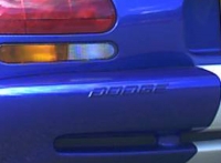 000; 1996 - 1997 Dodge Viper GTS Blue Rear DODGE Emblem - 0GC54SBB