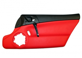 000; 2003 - 2010 Dodge Viper SRT10 Right Interior Door Panel in Red - 0XC921XRAC