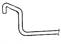 000; 1996 - 2002 Dodge Viper Heater Return Tube - 05245458AC