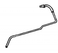 000; 1996 - 2002 Dodge Viper Coolant Tank to Water Pump Hose - 04763877