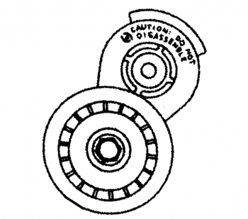 009; 1992 - 2002 Dodge Viper Accessory Drive Belt Tensioner Package - 04626444AB