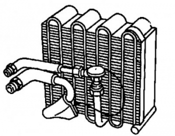 009; 1993 - 2002 Dodge Viper Air Conditioning Evaporator - 04708196AB