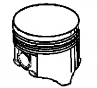 000; 1992 - 1999 Dodge Viper Standard Piston - 05245142AB