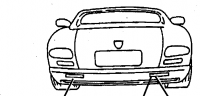 2002 Dodge Viper YELLOW  VIPER GTS Rear Fascia  Nameplate -  0MB59WYT