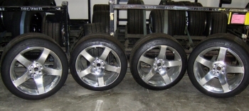 Five Spoke Wheels & Michelin PS2 Tires - FULL SET