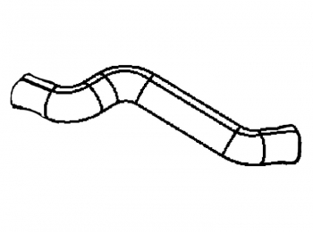 2008-2009 Viper Upper Radiator Hose - 05030603AB