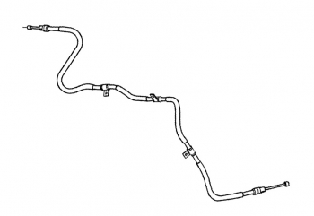 008; 2003 - 2010 Dodge Viper SRT10 Right Parking Brake Cable - 05290284AE