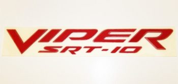 2003 - 2010 Dodge Viper SRT10 Side Badging in Red - 0WN81WRRAB