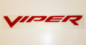 008; 2003 - 2010 Dodge Viper SRT10 Rear VIPER Decal in RED - 0WN73WRRAC