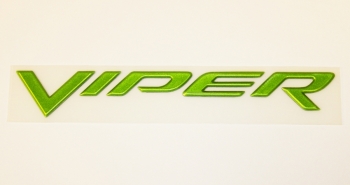000; 2008 - 2010 Dodge Viper Rear VIPER Decal in Snakeskin Green - 0WN73GGSAC