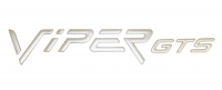 008; 1996 - 2002 Dodge Viper GTS CHROME Side Decal Badge - 04848943AA