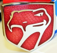 000; 1992 - 1997 Dodge Viper Front Fascia Medallion in Red - 0JW27M1R